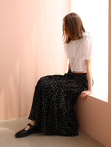 soft puff frill blouse