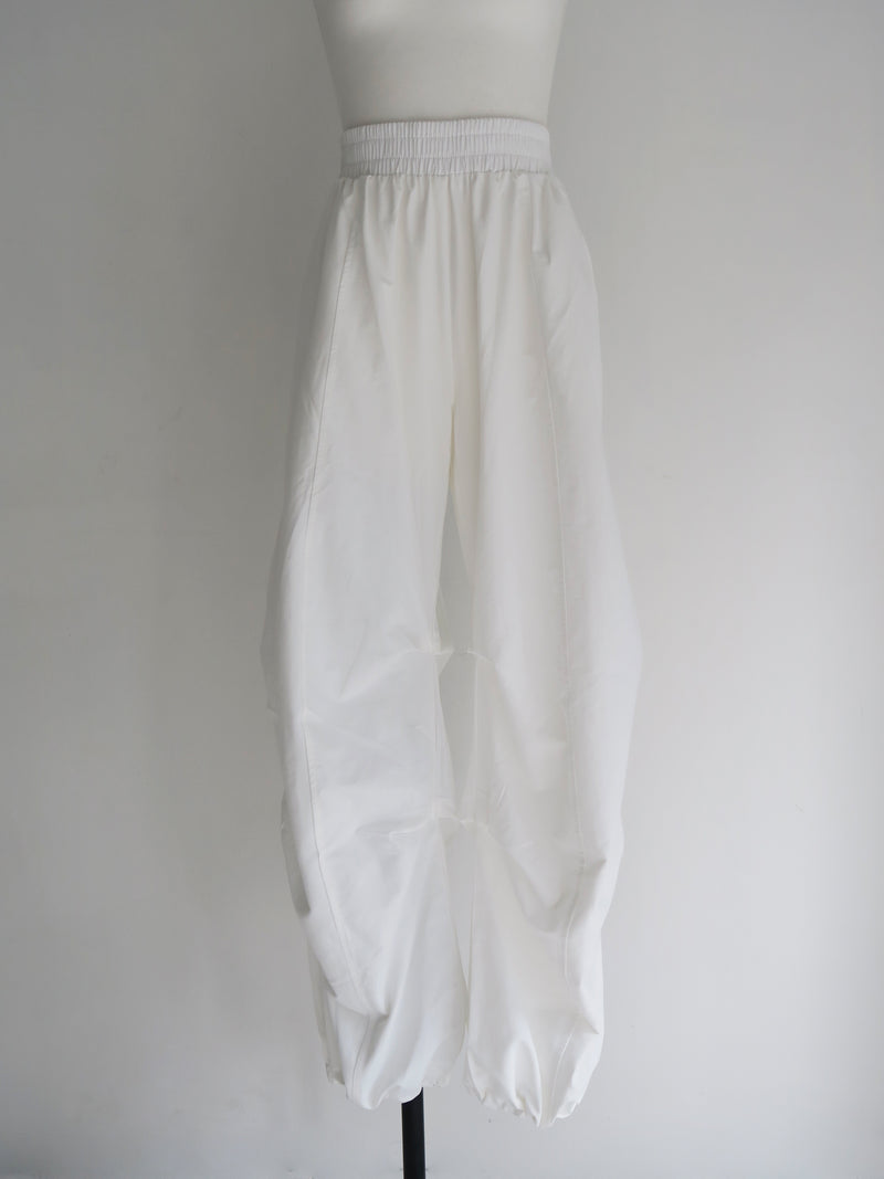 wrap skirt tuck pants
