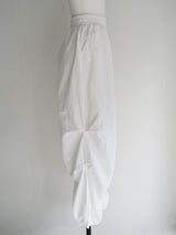 wrap skirt tuck pants