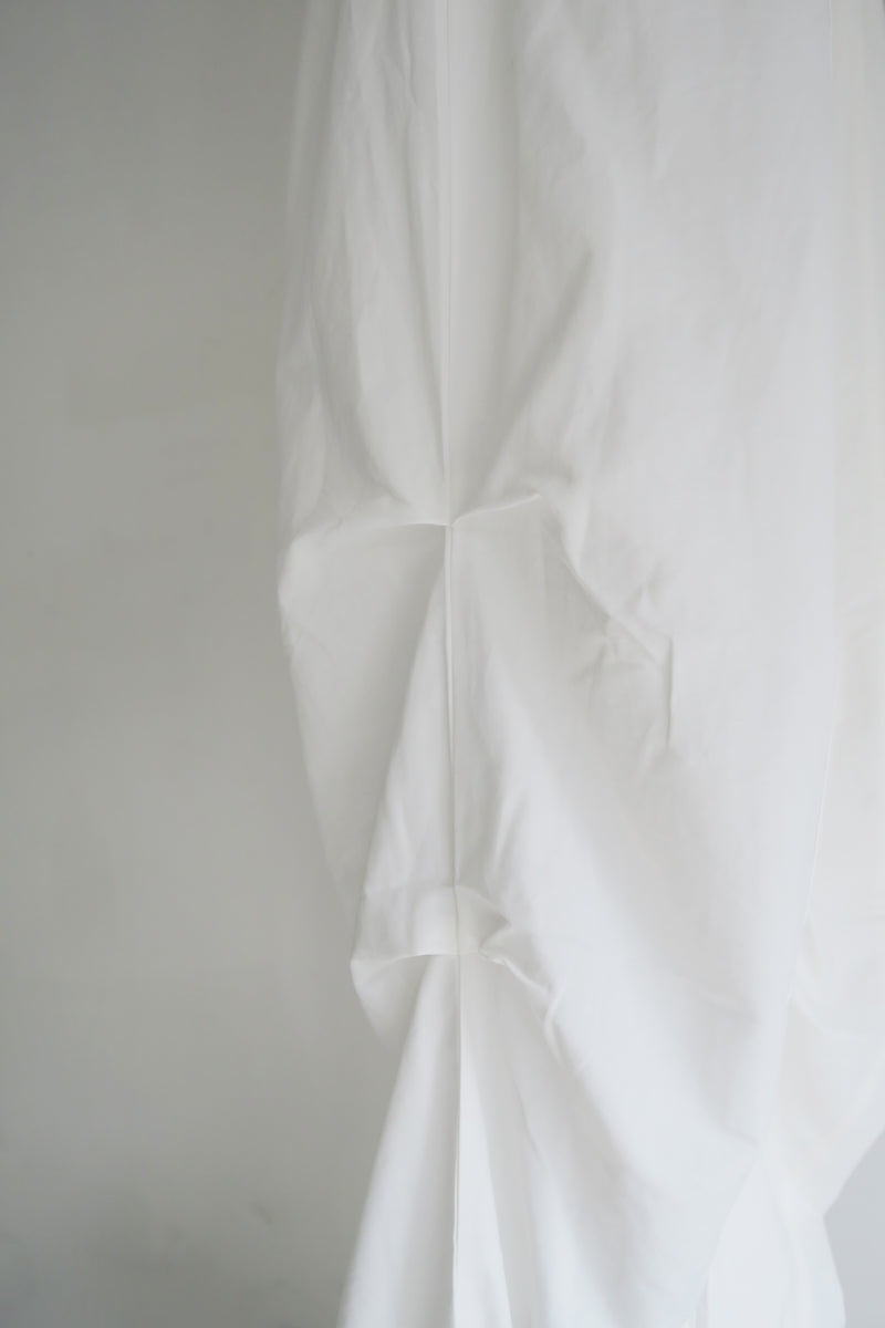 wrap skirt tuck pants
