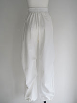 wrap skirt tuck pants