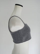 [ sample sale ] bustier knit set up