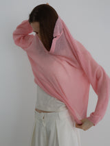wool airy open knit