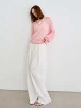 wool airy open knit
