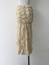 petal texture skirt