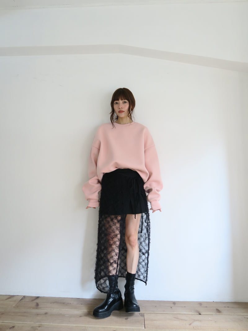 【阪急うめだ本店 POP UP】 frill tulle wrap skirt