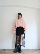 【阪急うめだ本店 POP UP】 frill tulle wrap skirt