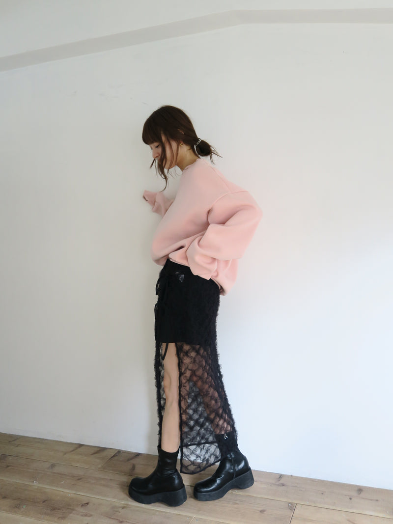 【阪急うめだ本店 POP UP】 frill tulle wrap skirt