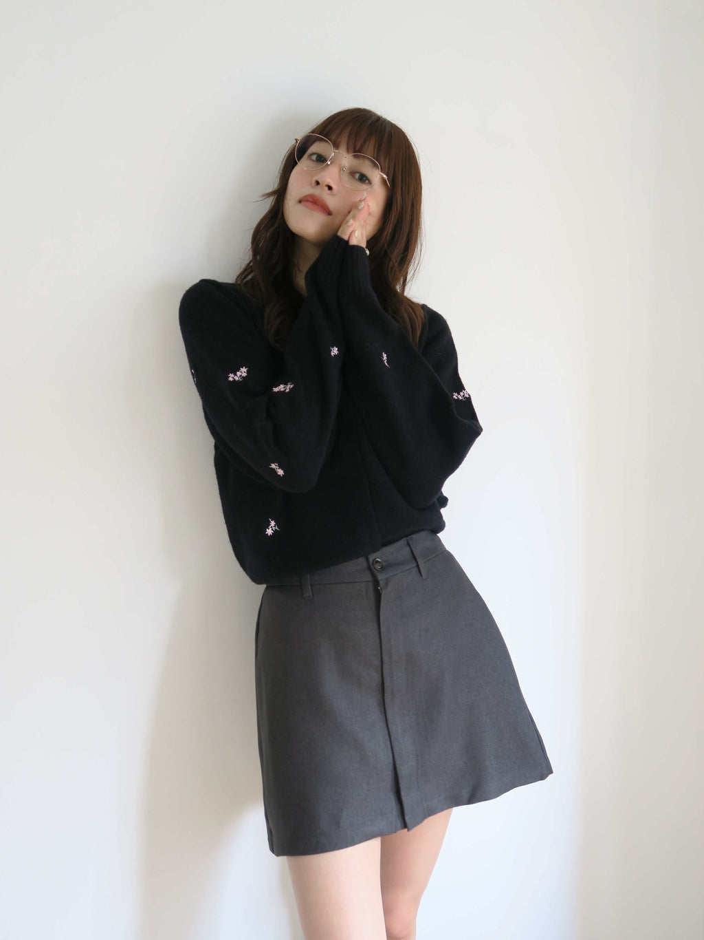 alpaca touch flower cardigan – miies miim