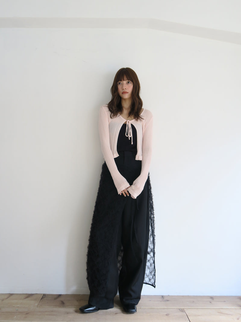 【阪急うめだ本店 POP UP】 frill tulle wrap skirt