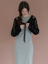 openwork knit bolero