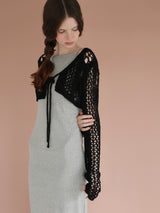 openwork knit bolero