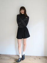 tuck short pants（black）