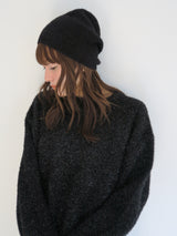 glitter knit beanie