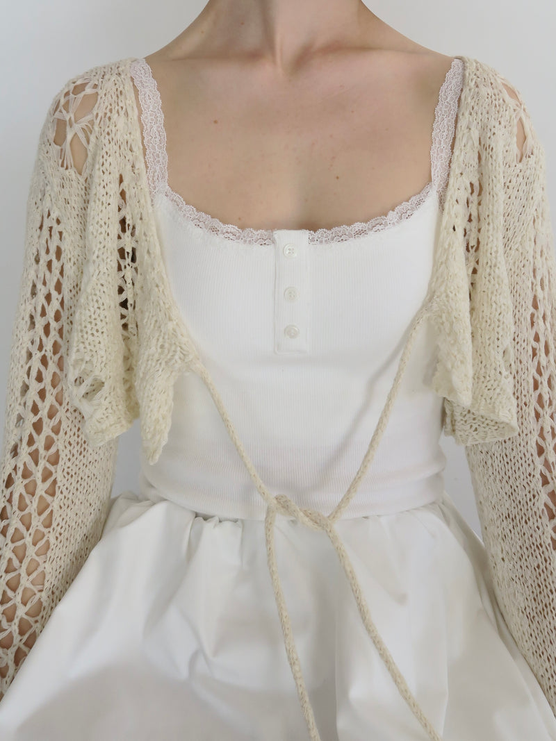 lace rib camisole