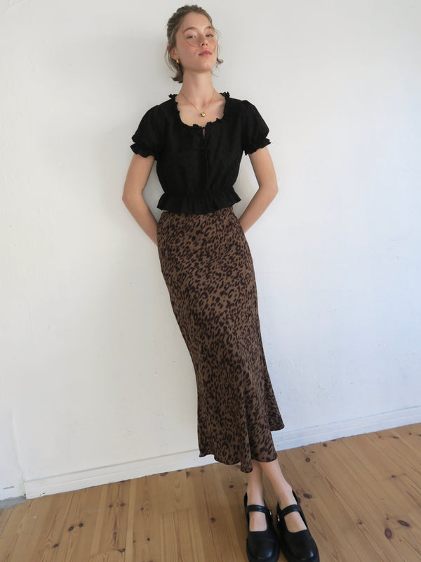 LEOPARD SKIRT