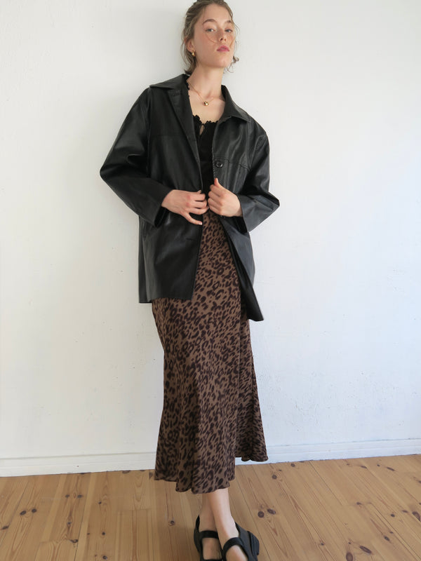 basic leather jacket