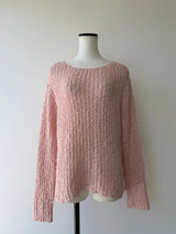pink rib knit