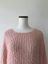 pink rib knit