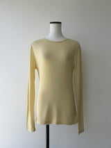 soft sheer long sleeve