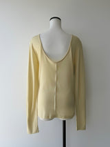 soft sheer long sleeve