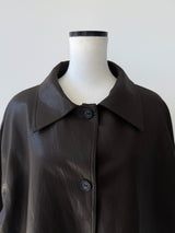 soft leather over jacket
