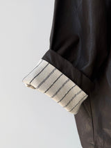 soft leather over jacket
