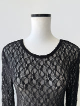 lace sheer skin set