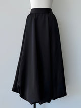 fluffy balloon maxi skirt