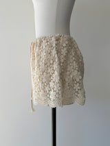 floral lace shorts
