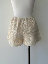 floral lace shorts