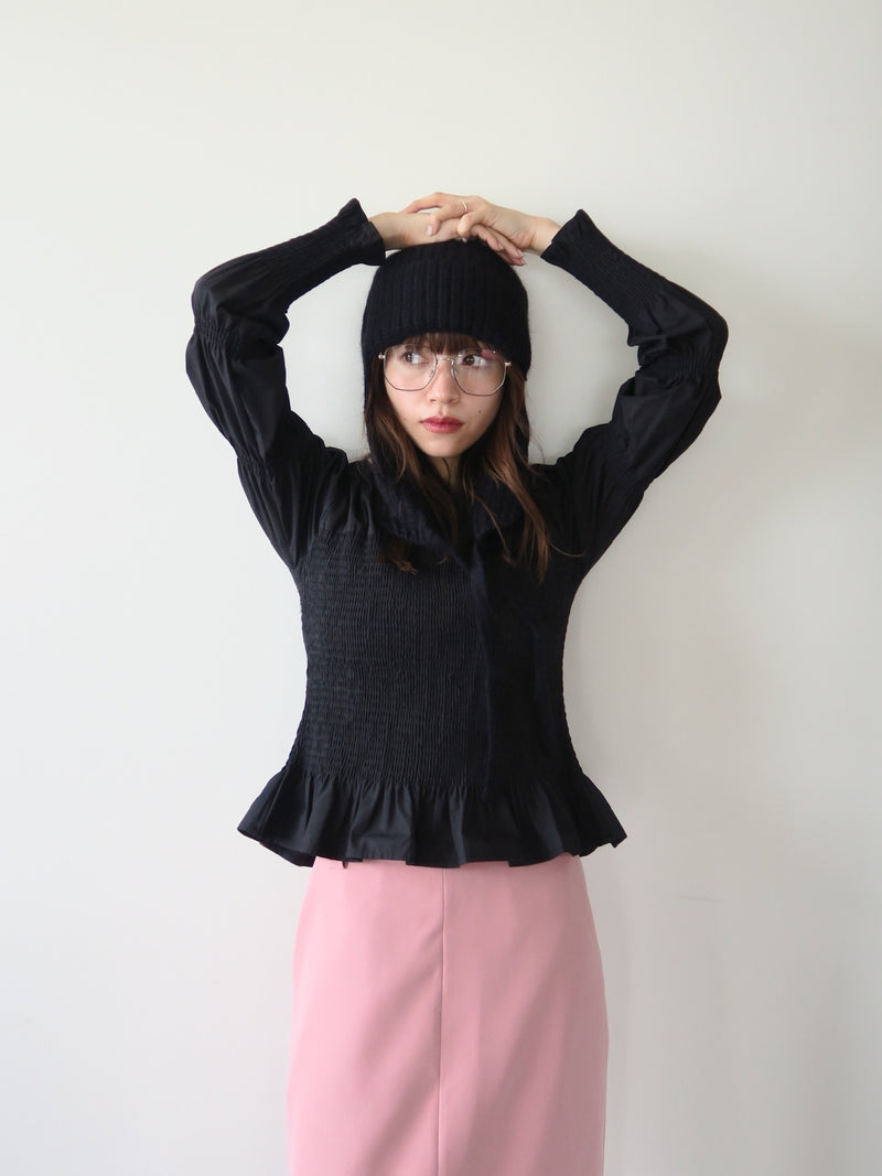 onion gather design blouse