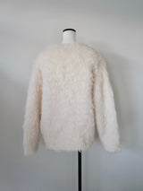 [ SAMPLE SALE ] wool shaggy cardigan