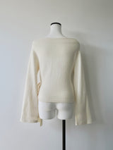 off shoulder drape tops