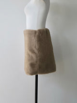 [ sample sale ] felt mini skirt