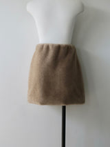 [ sample sale ] felt mini skirt