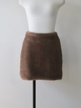 [ sample sale ] felt mini skirt