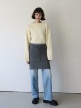 design knit skirt