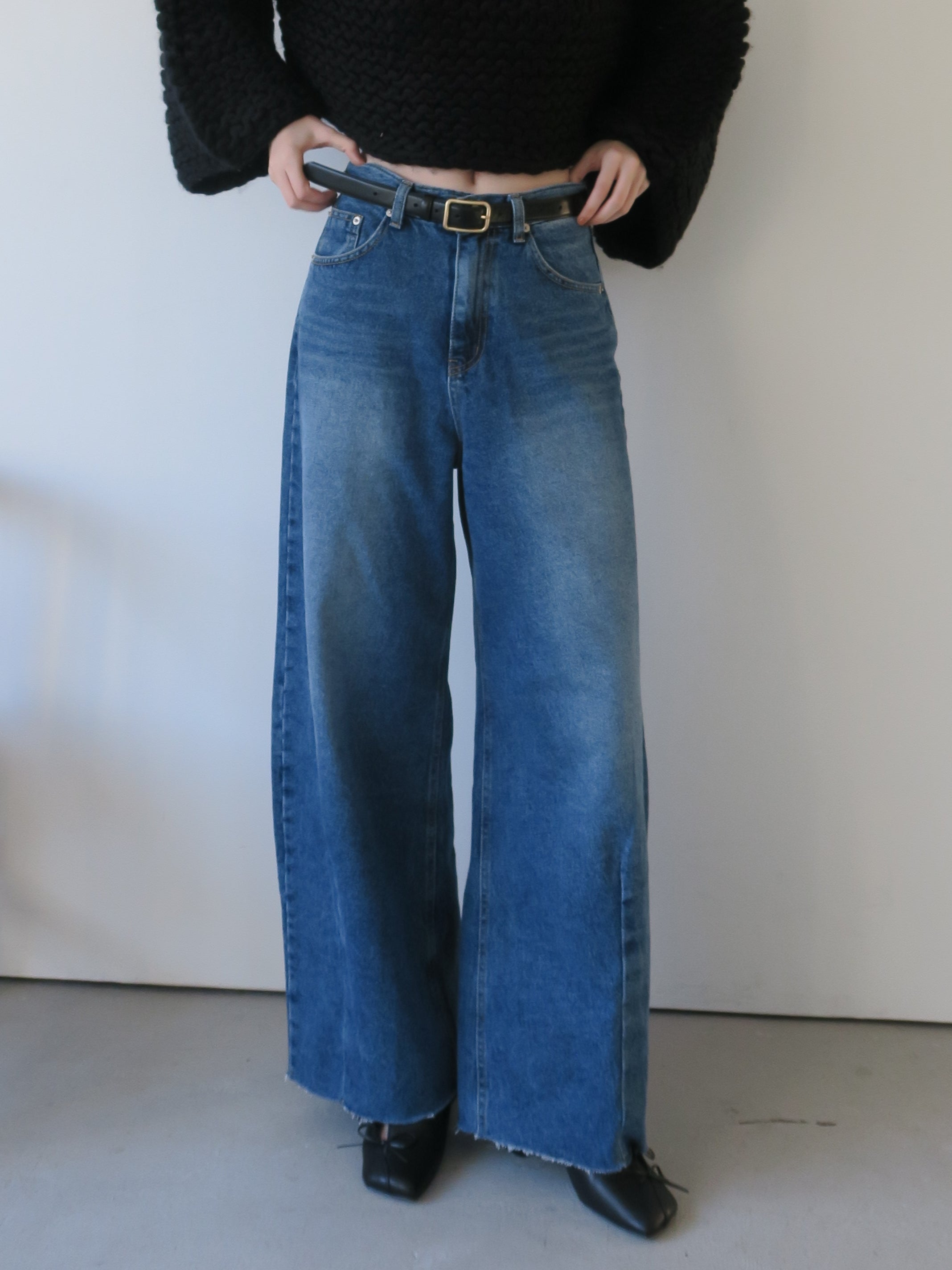 パンツ miies miim TAF CUTTING DENIM taf cutting denim – miies miim