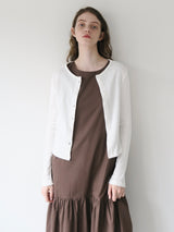 tiered sleeveless flare dress