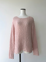 pink rib knit